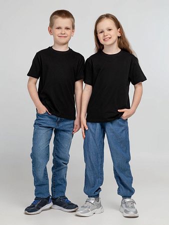 Футболка детская Regent Kids 150, черная, размер 4 года (96-104 см)