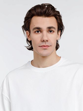 Футболка оверсайз унисекс City Sapiens, молочно-белая, размер S