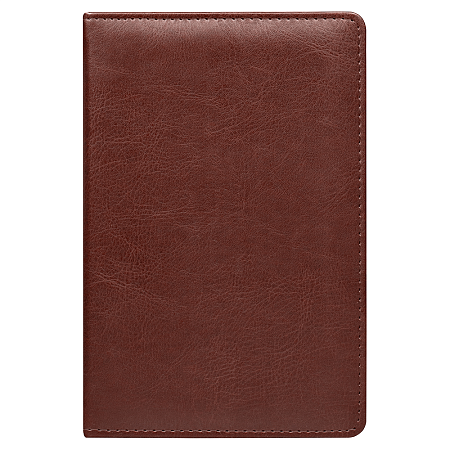 Ежедневник City Buffalino А5, недатированный, в твердой обложке с поролоном, коричневый