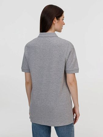 Рубашка поло унисекс Pacific, серый меланж, размер S