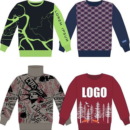 Свитер на заказ Tricksy Fint, акрил, размер XS