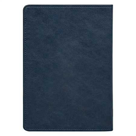 Ежедневник Urban Elegiya Ausone A5, темно-синий с золотистым, недатированный, в полугибкой обложке