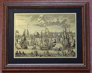 Гравюра "Панорама СПб 3"