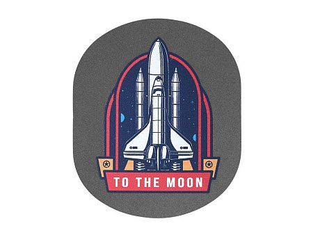 Патч «Овал», nubuk