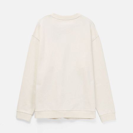 Свитшот унисекс Sinkopa, молочно-белый, размер XS/S