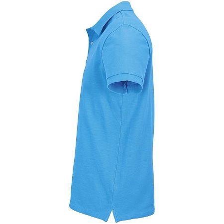 Рубашка поло унисекс Pacific, ярко-бирюзовая, размер L