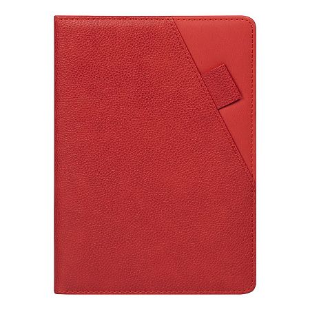 Ежедневник Smart Calabria Lafite A5, недатированный, в твердой обложке с поролоном, красный