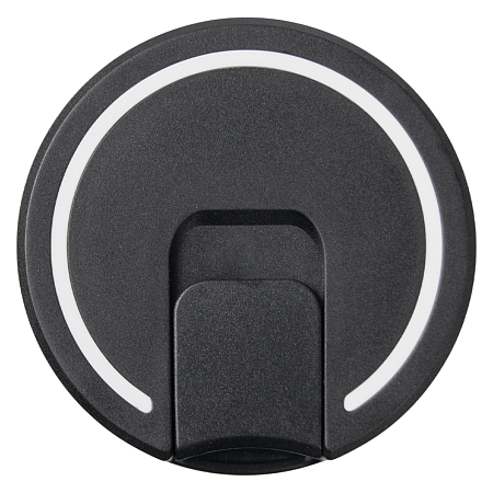 Термос стальной Positano, 460 мл, черный, матовый