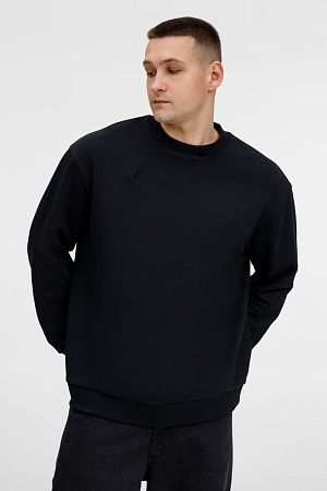 Свитшот унисекс Sinkopa, черный, размер XS/S