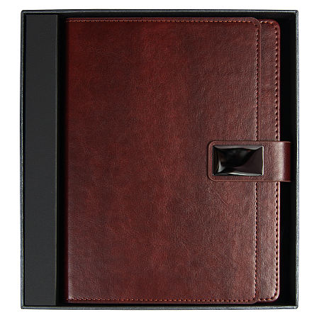Ежедневник Alfa Brandy Business Edition B5 коричневый, в подарочной коробке