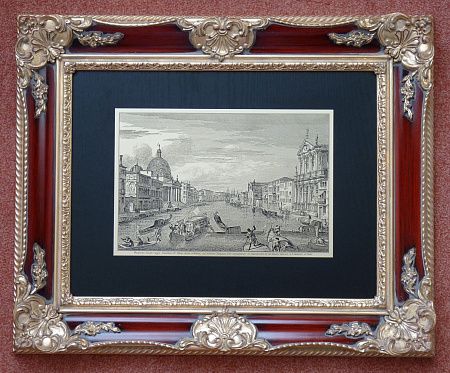 Гравюра "Венеция" в vip раме