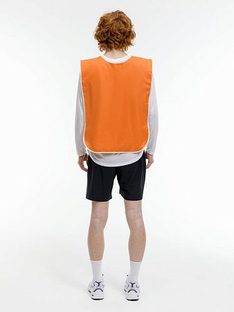 Манишка Member, оранжевая с белым