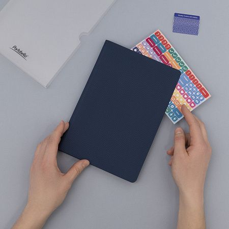 Ежедневник Рейн (Rain) недатированный, синий