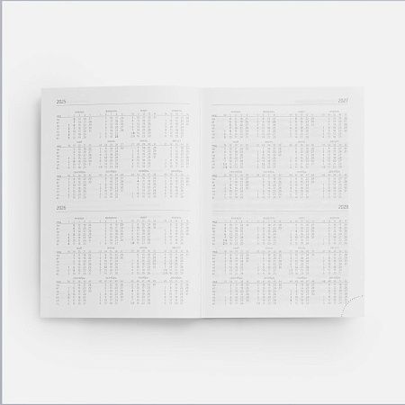 Ежедневник Prizma, недатированный, белый