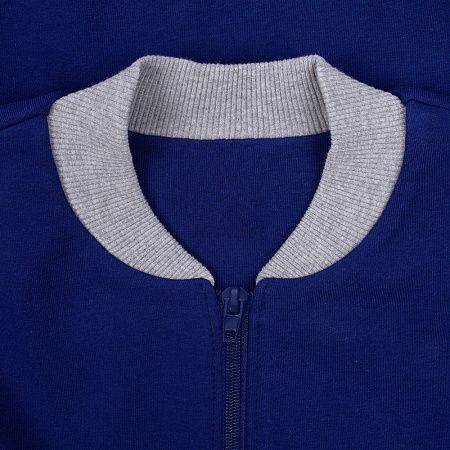 Бомбер College, ярко-синий, размер XS v2