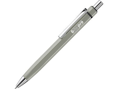 Ручка металлическая шариковая шестигранная «Six»