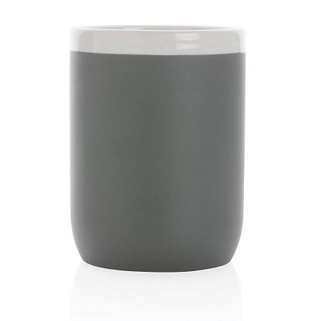 Керамическая кружка с белым ободком, 300 мл