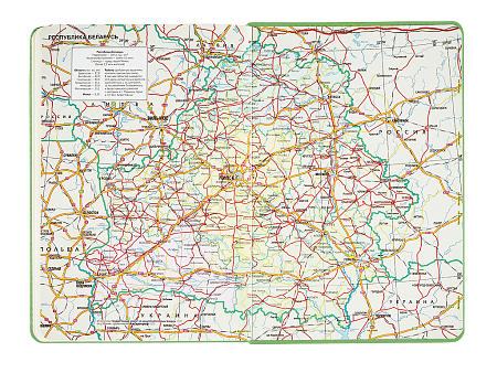 Ежедневник Smart Asti Jeans А5, салатовый, недатированный, в твердой обложке с поролоном