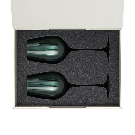 Подарочный набор 2 бокала для вина Capri в серой коробке