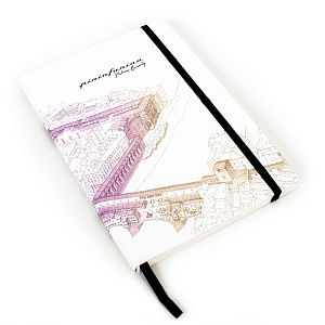 Блокнот линованный Pininfarina ITALIAN BEAUTY FIRENZE из каменной бумаги, А5