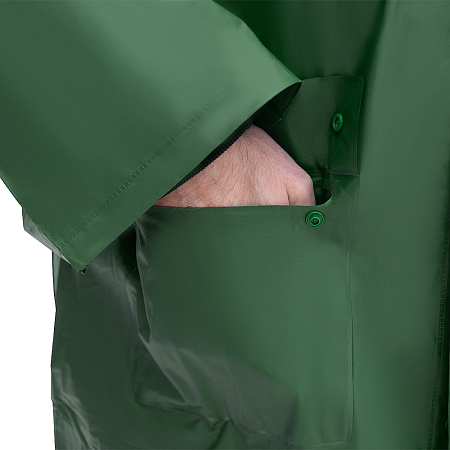 Дождевик Belfast Bi-color, материал PVC, размер XL-XXL, темно-зеленый-черный