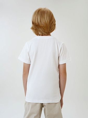 Футболка детская T-Bolka Kids, белая (белоснежная), размер 6 лет (106-116 см)