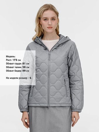 Куртка унисекс Tarnaby, светло-серая, размер S