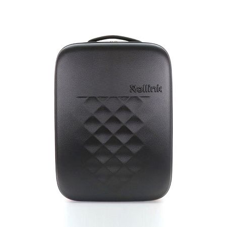 Чемодан складной Rollink Earth 55x40x20 см, 2 колеса, черный/зеленый