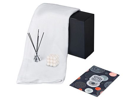 Подарочный набор «Re:y. Cocoon с пледом, свечой и диффузором