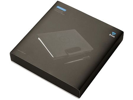 Подарочный набор «Twilight»: органайзер А5 с беспроводной зарядкой и металлическая шариковая ручка со светящимся логотипом