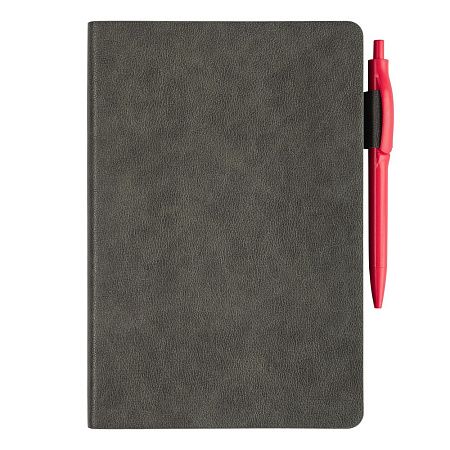 Ежедневник Flexy Asstra Petrus A5, темно-серый, недатированный, в гибкой обложке