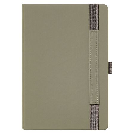 Ежедневник Альфа (Alpha) недатированный, серый/бирюзовый