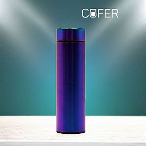 Термос Reactor гальванический c датчиком температуры  (синий)