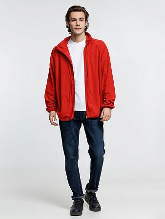 Куртка флисовая унисекс Fliska, красная, размер M/L