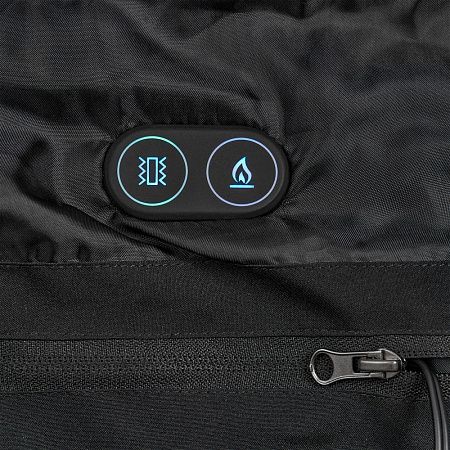 Куртка с подогревом Thermalli Everest, черная, размер S