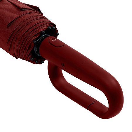 Зонт складной автоматический Forest Marseilles Bicolor, диаметр 117 см, 10 панелей, с UV защитой,  в подарочной коробке, бордовый