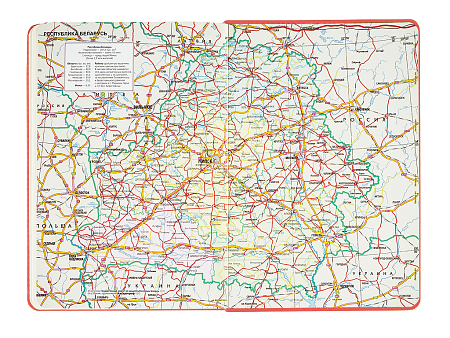 Ежедневник Smart Asti Jeans А5, красный, недатированный, в твердой обложке с поролоном