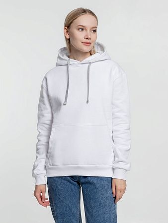Толстовка с капюшоном Kirenga Heavy, белая (белоснежная), размер S