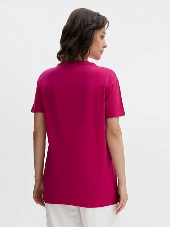 Футболка унисекс Regent 150, ярко-розовая (фуксия), размер S