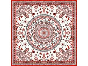 Платок «Мезенская роспись»