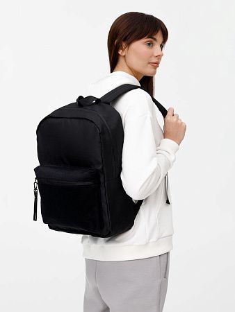 Рюкзак Patch Catcher с карманом из липучки, черный