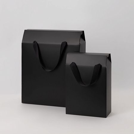 Подарочная коробка-пакет универсальная малая, черная