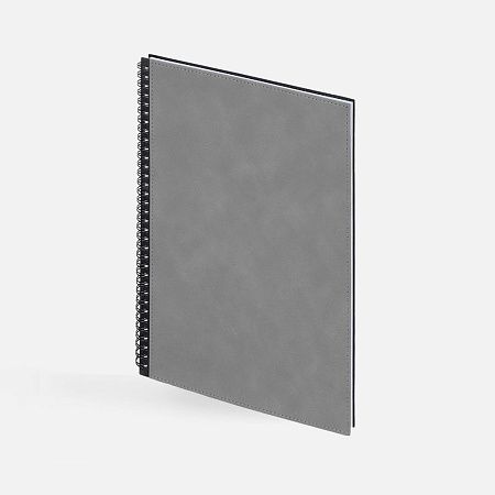 Ежедневник Notera Maxi, недатированный, серый