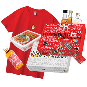 Набор красной огненной лошади с брендированием