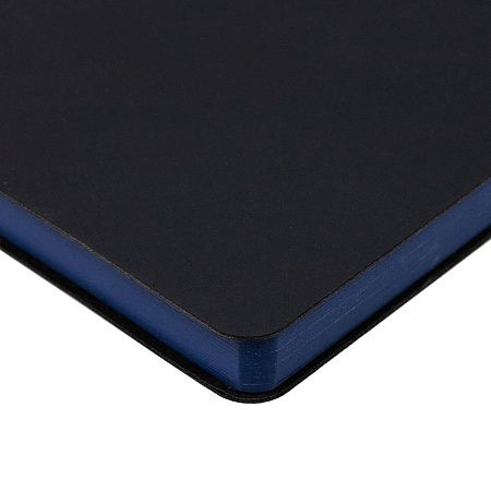 Ежедневник Bookmark, недатированный, черный с синим