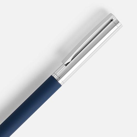 Ручка шариковая Eyeshot Soft Touch, темно-синяя