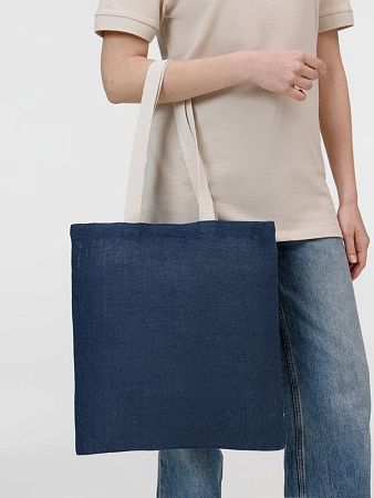 Холщовая сумка на плечо Juhu, синяя