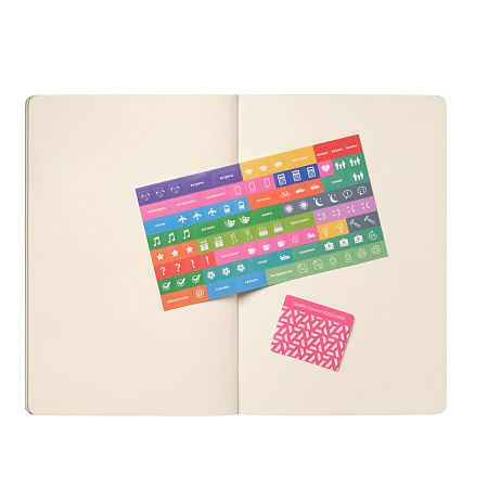 Блокнот Alpha slim, фиолетовый