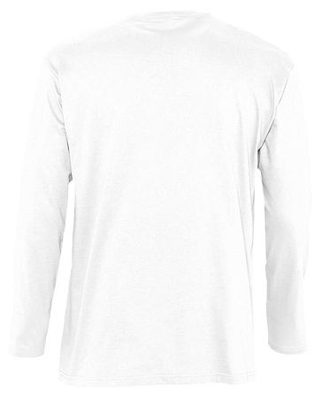Футболка с длинным рукавом Monarch 150, белая, размер M