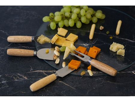 Набор для сыра со стеклянной доской «Gauda»